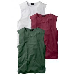 Ujjatlan póló (3 db-os csomag) Regular Fit bonprix