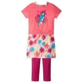 Boxy póló+ruha+legging (3-részes szett) bonprix