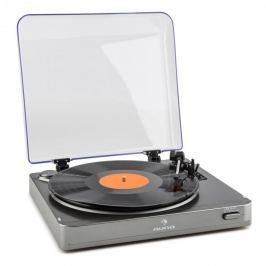 Auna TT-10 BT gramofon, bluetooth adó, line-out, ezüst